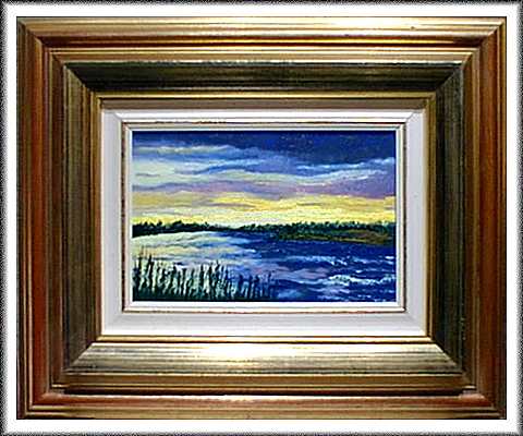 R&eacute;verie en bleu 